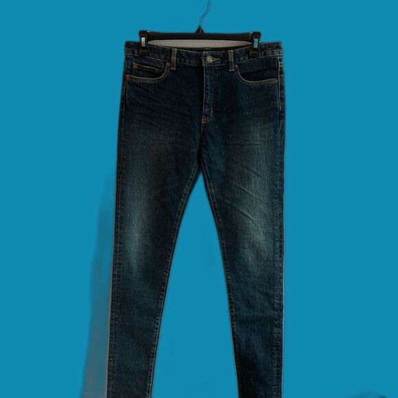 Saint Laurent Dark Blue Skinny Jeans W30 - Picture 1 of 9